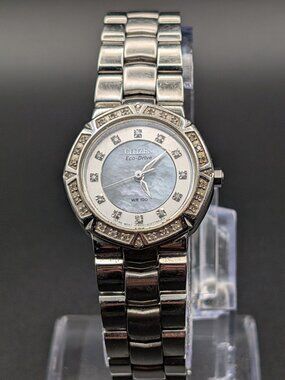 CITIZEN Serano Eco Drive MOP Dial SS Women's Watch EP5830-56D
